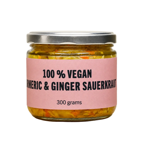 Turmeric & Ginger Sauerkraut
